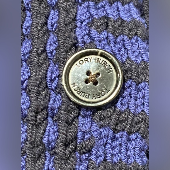 Tory Burch Wool Cardigan, Preppy, Quiet Luxury, Old Money, Conservative, Sz SP - Picture 5 of 9